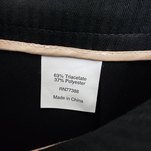 J. Crew City Fit Pleated Dress Pants 12 Tapered Leg Ankle High Rise Waist Black - Picture 8 of 8